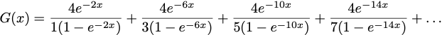 Series used in calculating equivalent depth